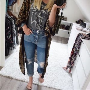 Free People Shadow Patch Distressed Jeans